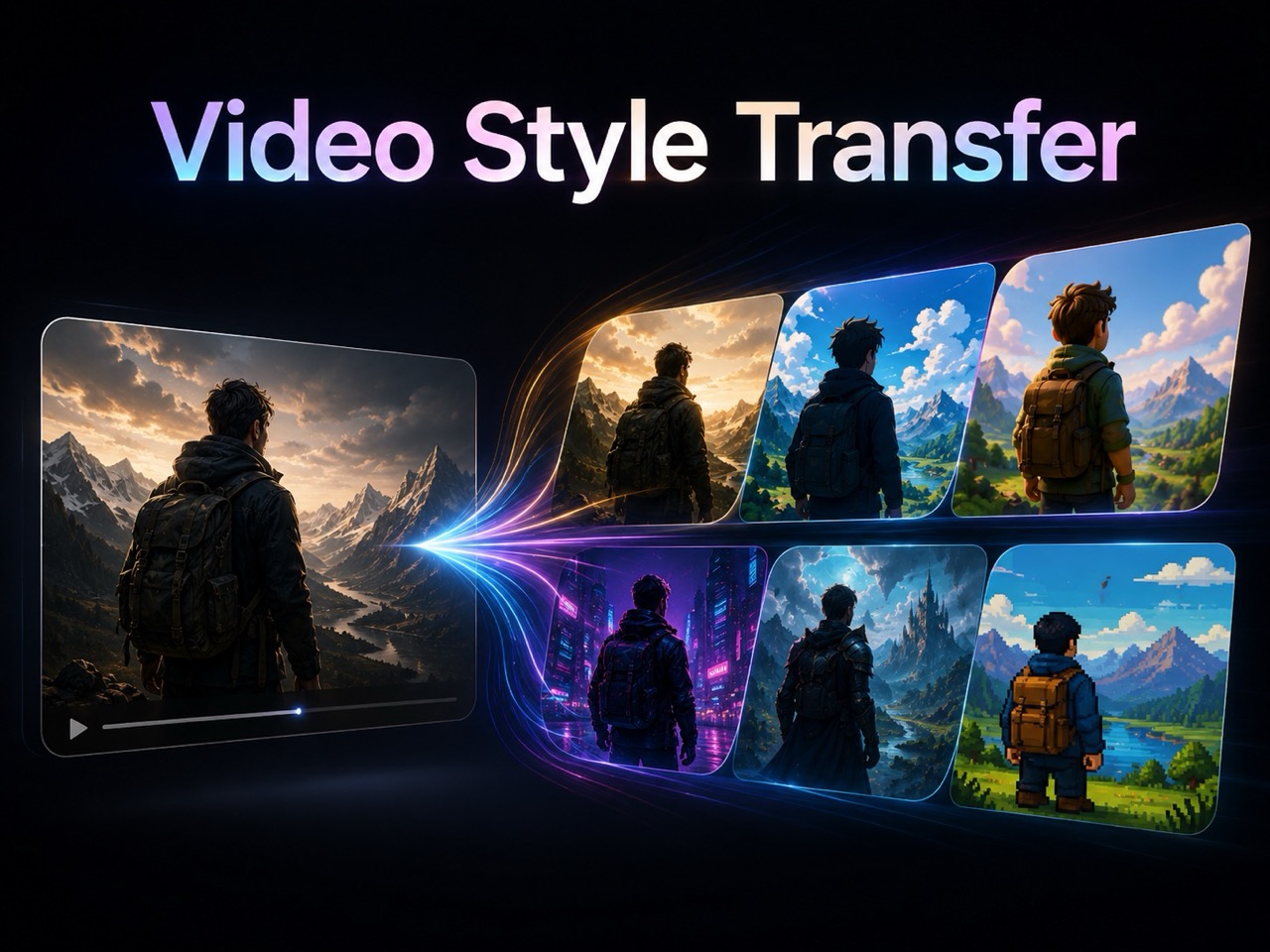 Video Style Transfer: Turn Any Video into a New Visual Style